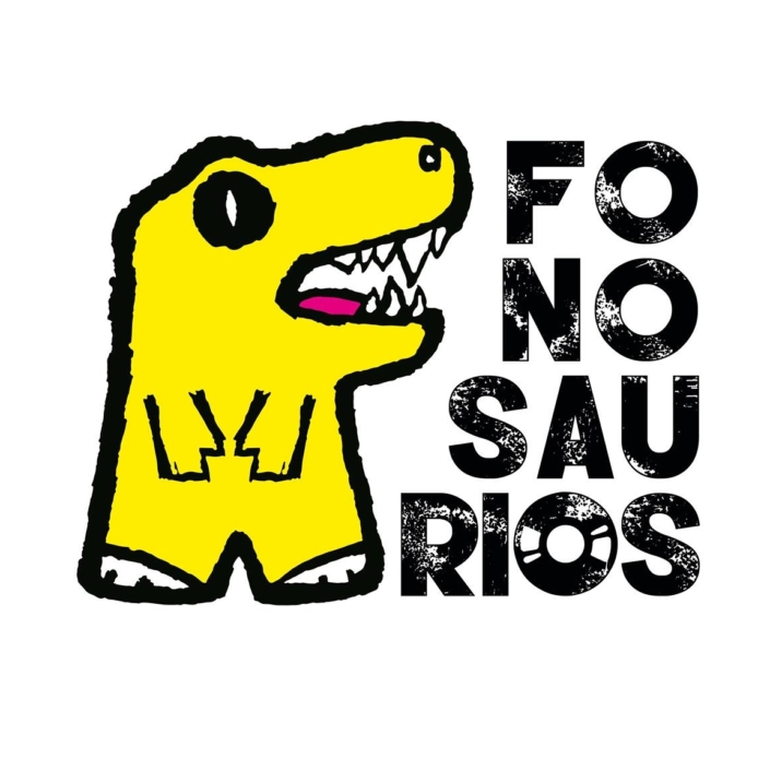 imaxe corporativa da promotora musical Fonosaurios, entidade colaboradora para prácticas do alumnado